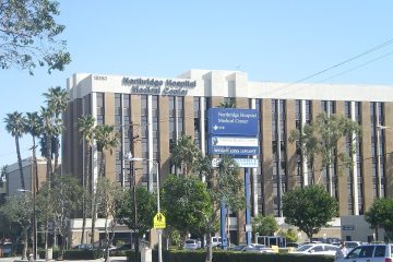Exterior of Northridge Hospital Medical Center.